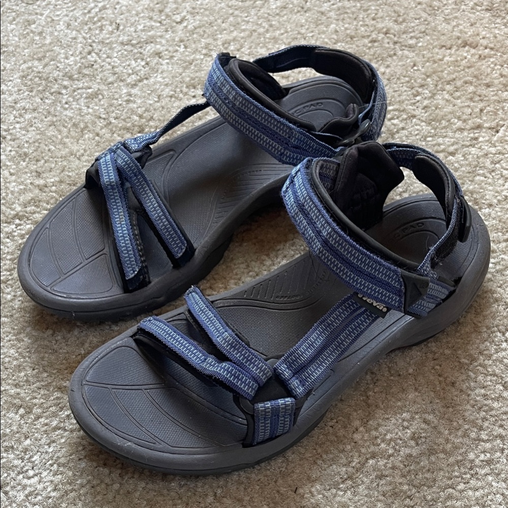 Teva Terra Fi Lite Blue Gray Outdoor Hiking Sandals